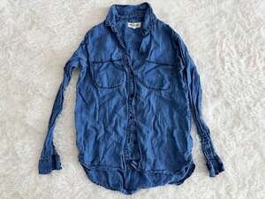 Madewell Central Shirt in Chambray Medium Indigo